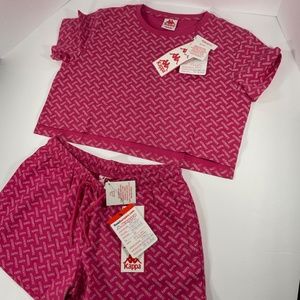 KAPPA AUTHENTIC 2022 PINK SET WOMENS MEDIUM LOUNGE WEAR